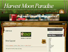 Tablet Screenshot of harvestmoonparadise.com